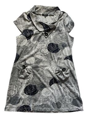 Papillon Grey Patterned Knit Dress
